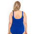 Krinkle Chlorine-Resistant Swimsuit - Twist Front - Royal Blue